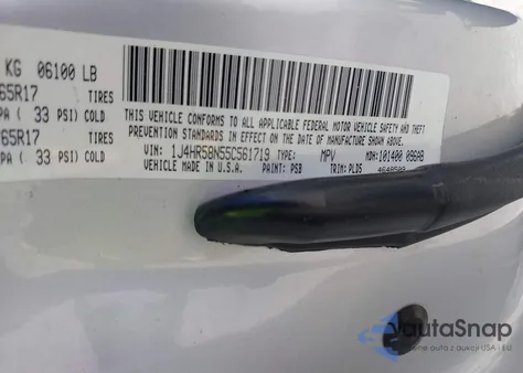 2005 Jeep Grand Cherokee Limited from USA, damaged, VIN 1J4HR58N55C561719